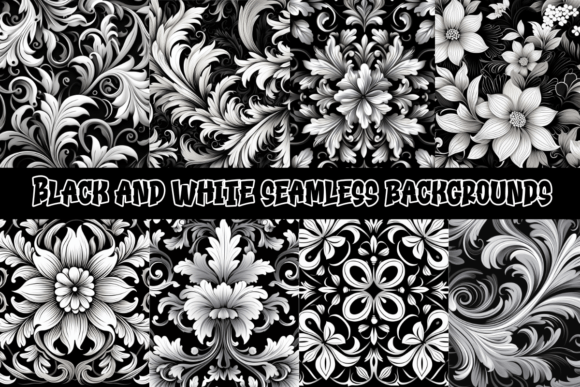 Black and White Seamless Backgrounds: The Designer's Secret Weapon