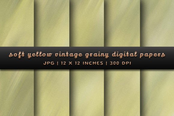 Capturing Timeless Warmth with Soft Yellow Vintage Grainy Backgrounds