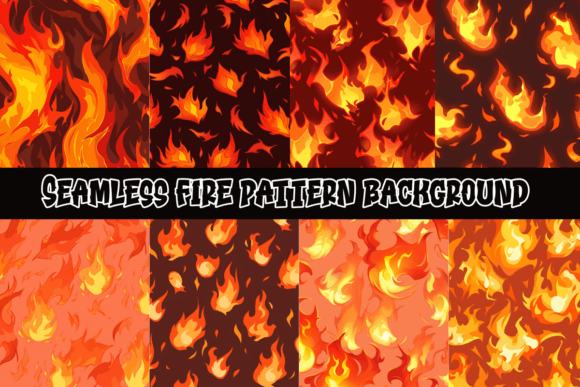 Ignite Your Designs: Using Seamless Fire Pattern Backgrounds