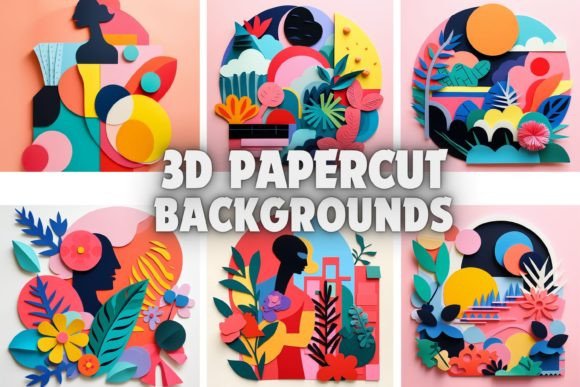 Immersive Digital Art: The Power of 3D Papercut Backgrounds