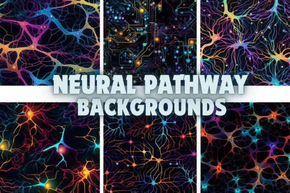 Neural Pathway Backgrounds: A Visual Exploration of the Mind