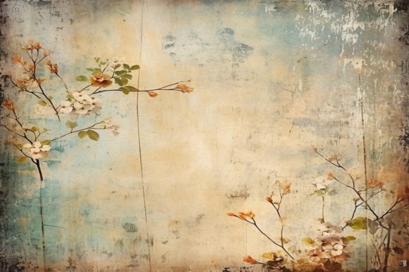The Raw Appeal of Grunge Floral Backgrounds in Design