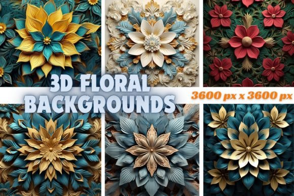 Transform Your Screen with 3D Floral Backgrounds
