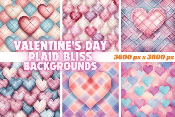 Valentine's Day Plaid Bliss Backgrounds: A Designer's Guide